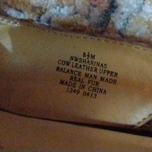 Nine West Leopard Slingback Leather Heels with Red Size 8.5 - Picture 3 of 4